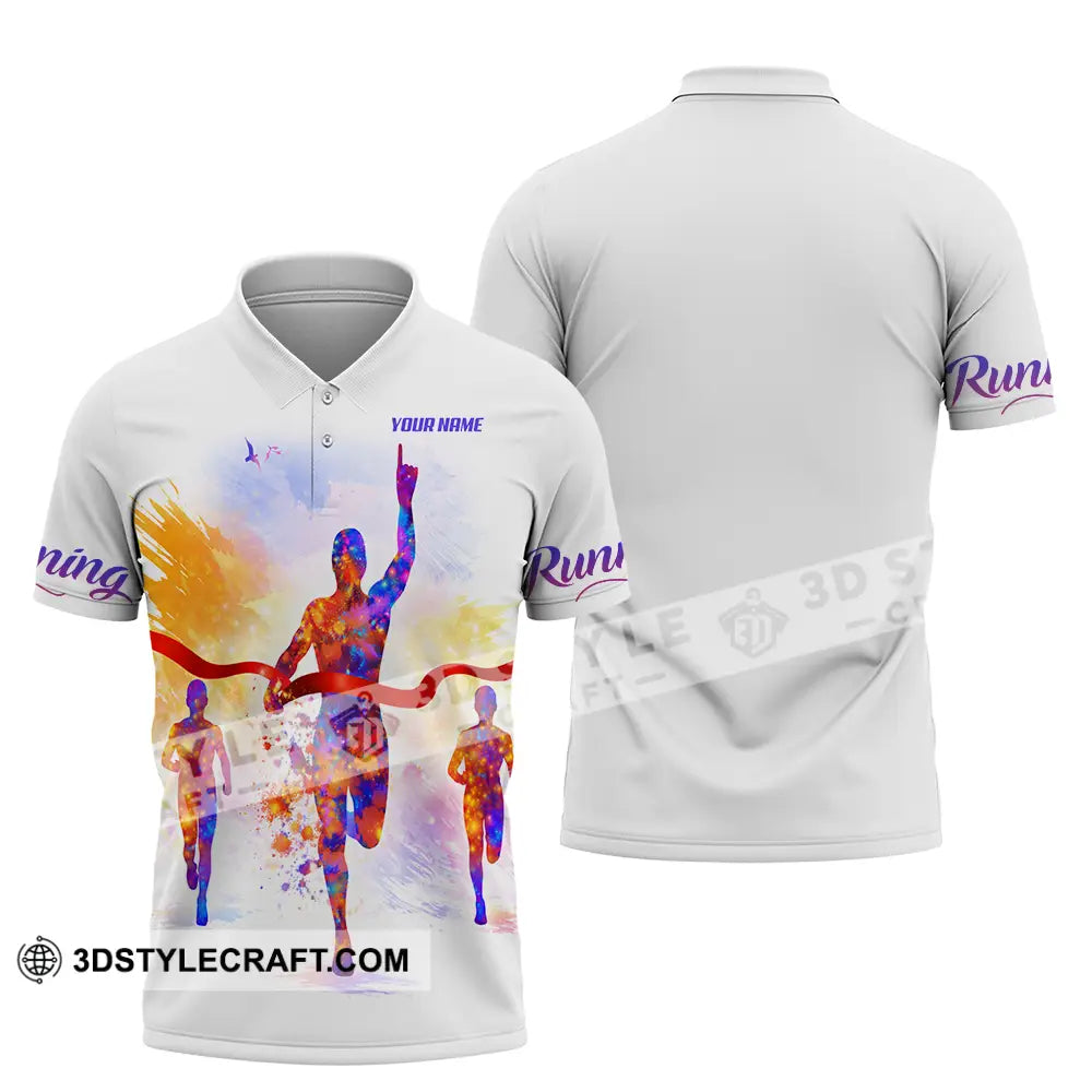 Unisex Shirt - Custom Running 3D Shirt Polo Shirt / S T-shirt
