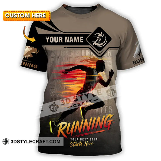 Unisex Shirt - Custom Running 3D Shirt T-shirt