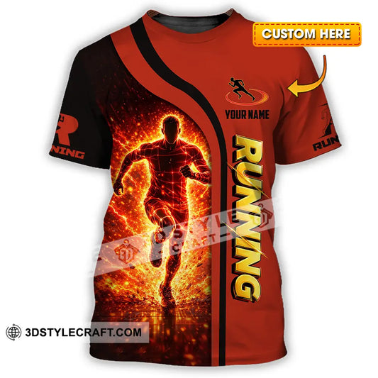 Unisex Shirt - Custom Running 3D Shirt T-shirt