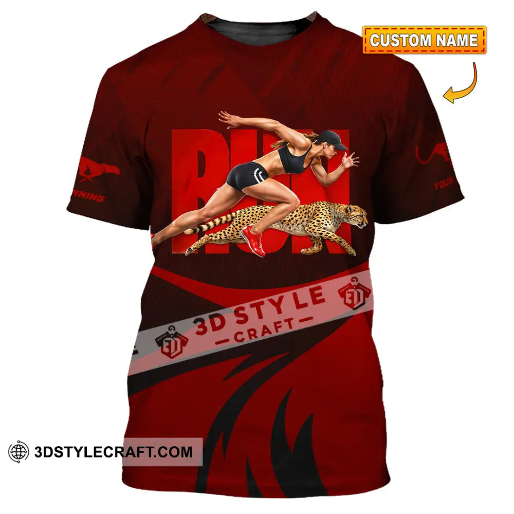 Unisex Shirt - Custom Running 3D Shirt T-shirt