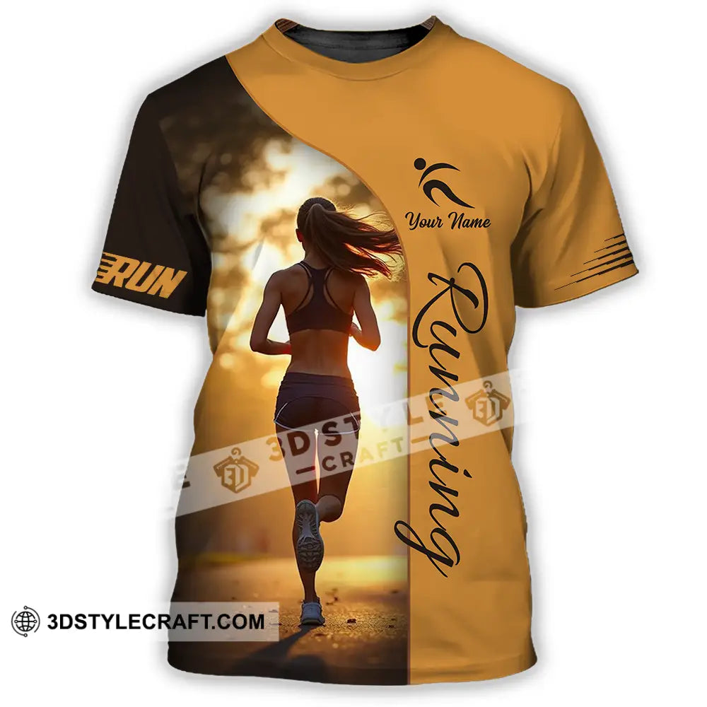 Unisex Shirt - Custom Running 3D Shirt - T-Shirt / S - T-shirt