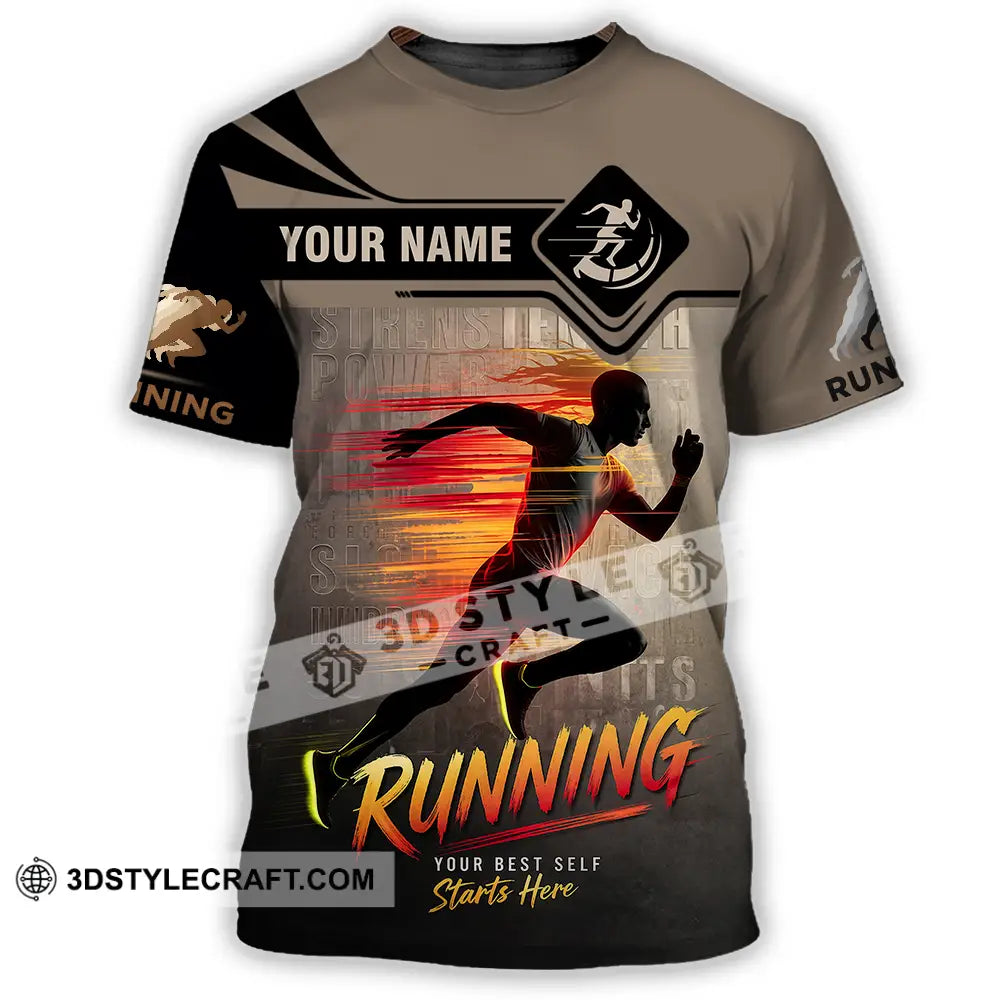 Unisex Shirt - Custom Running 3D Shirt T-Shirt / S T-shirt