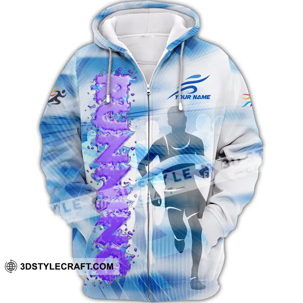 Unisex Shirt - Custom Running 3D Shirt - Zipper Hoodie / S - T-shirt
