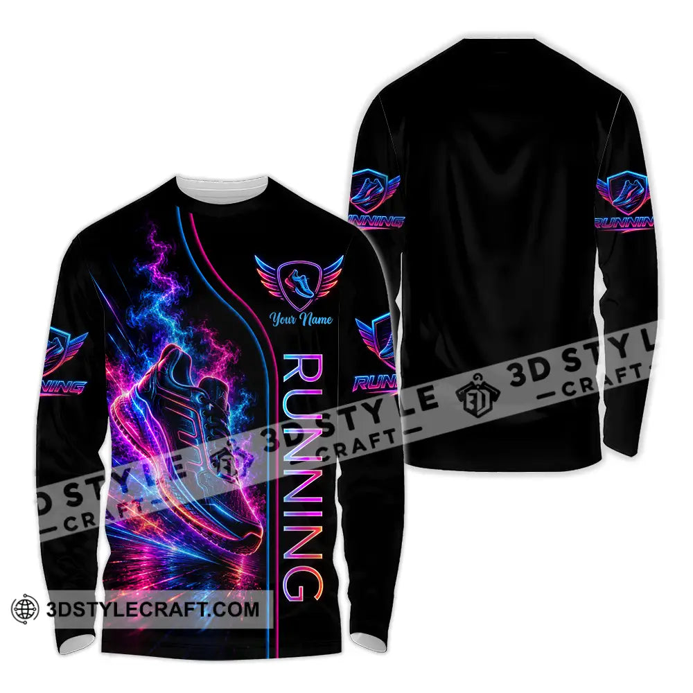 Unisex Shirt - Custom Running Shirt - Long Sleeve Shirt / S - T-shirt