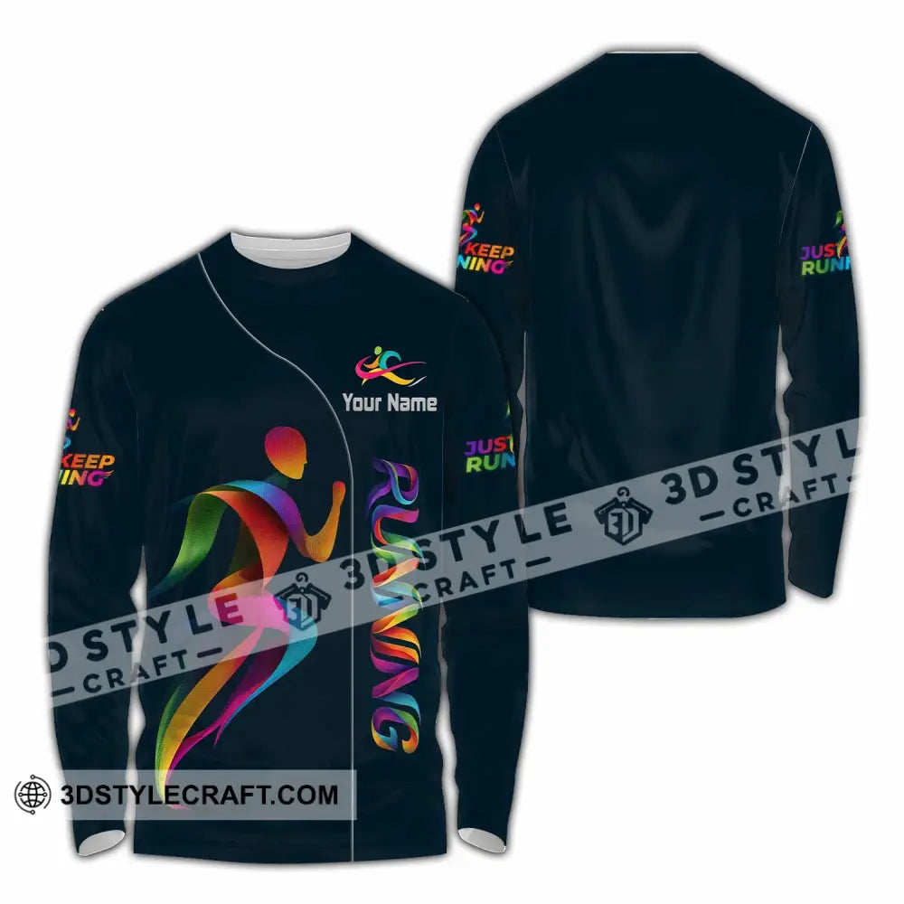 Unisex Shirt - Custom Running Shirt - Long Sleeve Shirt / S - T-shirt