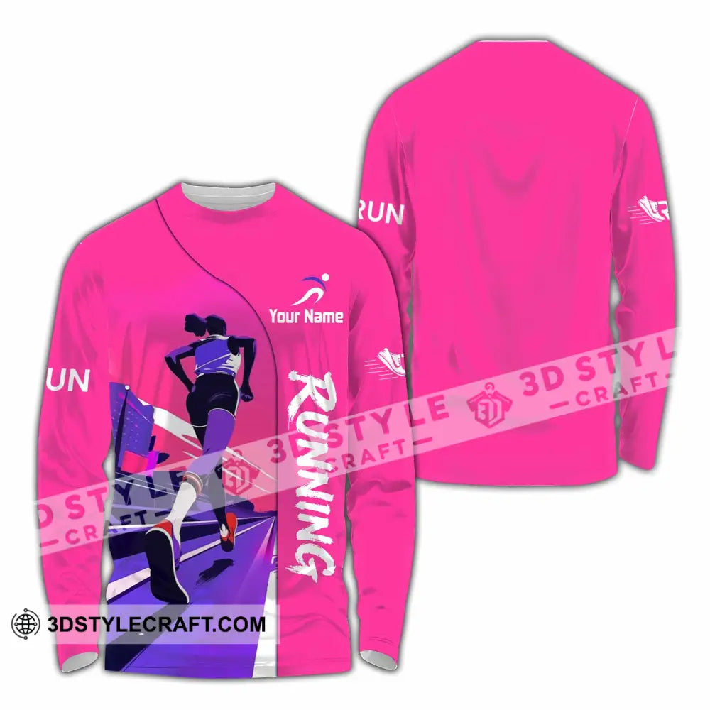 Unisex Shirt - Custom Running Shirt - Long Sleeve Shirt / S - T-shirt