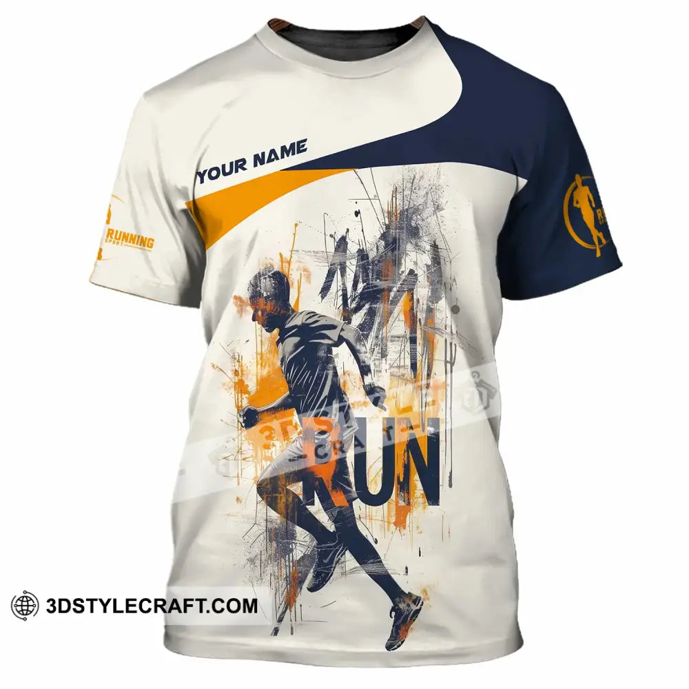 Unisex Shirt - Custom Running Never Give Up 3D Shirt T-Shirt / S T-shirt