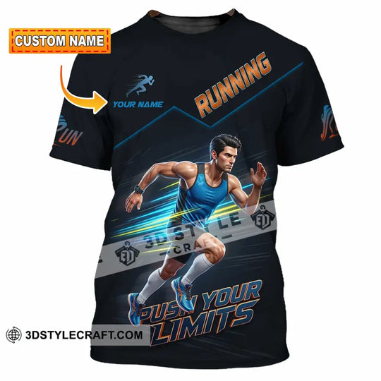 Unisex Shirt - Custom Running Push Your Limits Shirt style option 1