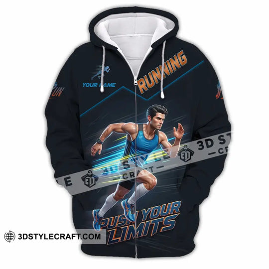 Unisex Shirt - Custom Running Push Your Limits Shirt style option 4