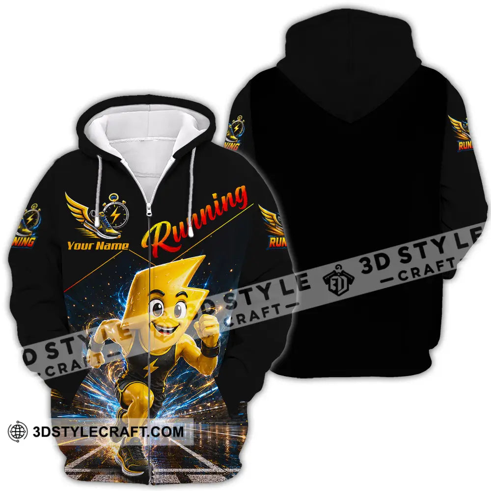 Unisex Shirt - Custom Running Shirt - Zipper Hoodie / S - T-shirt