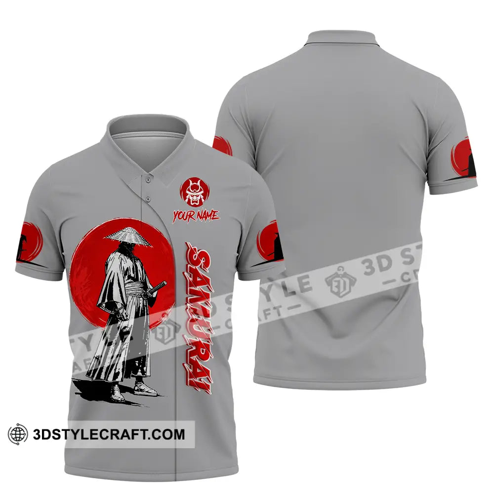 Unisex Shirt - Custom Samurai 3D Shirt Polo Shirt / S T-shirt