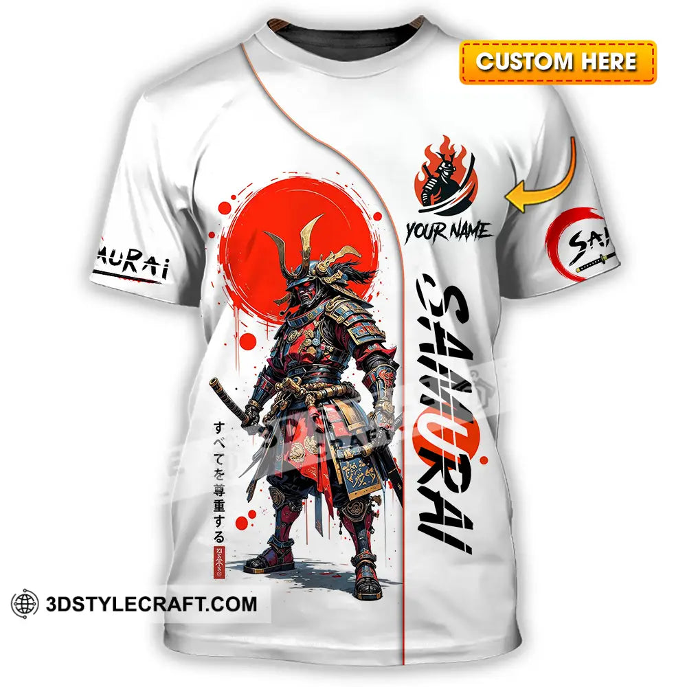 Unisex Shirt - Custom Samurai 3D Shirt T-shirt