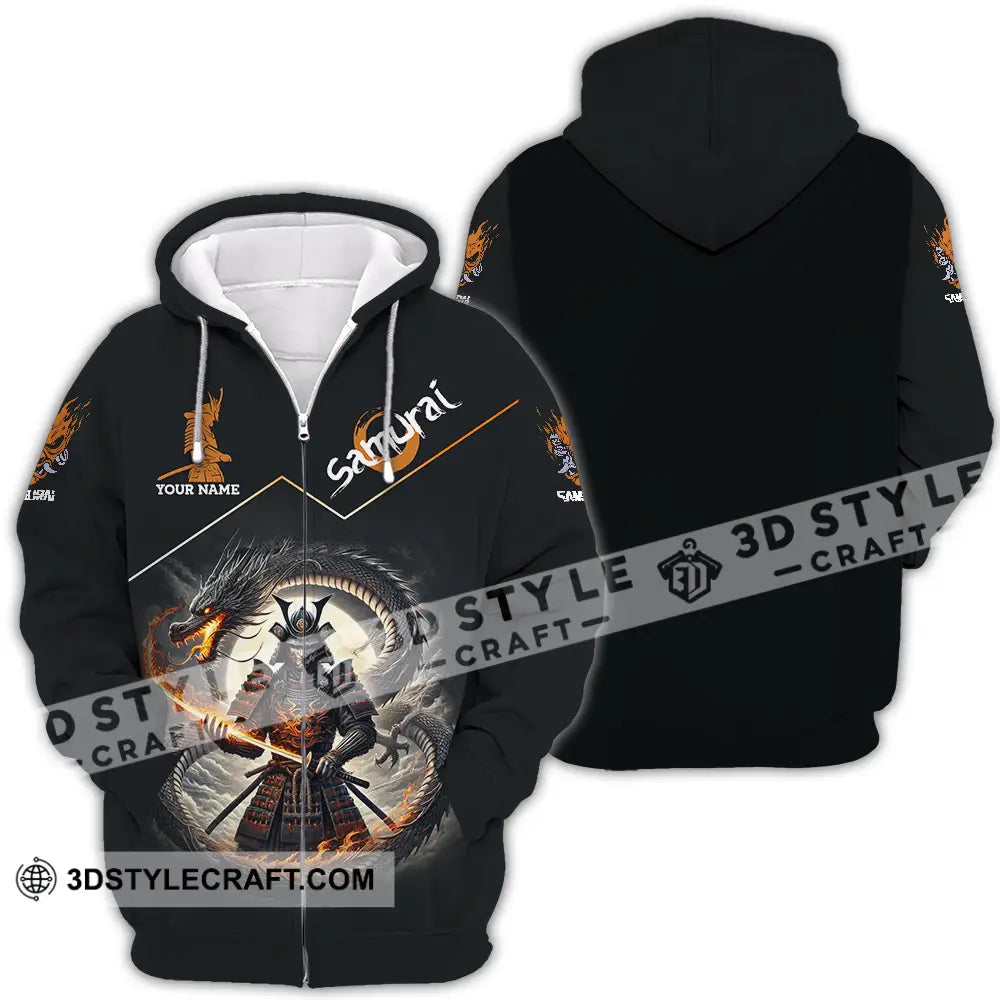 Unisex Shirt - Custom Samurai Sport Shirt Zipper Hoodie / S T-shirt