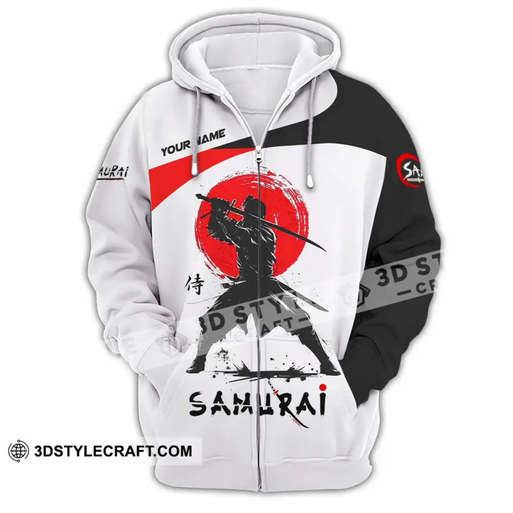Unisex Shirt - Custom Samurai Shirt - Zipper Hoodie / S - T-shirt