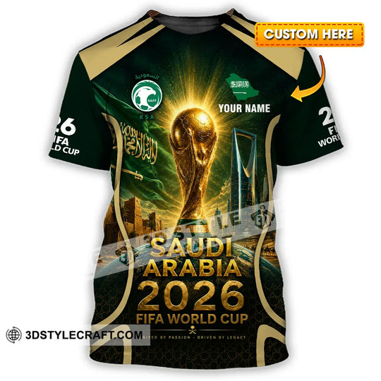 Unisex Shirt - Custom Saudi Arabia Shirt style option 1
