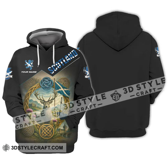 Unisex Shirt - Custom Scotland 3D Shirt style option 3