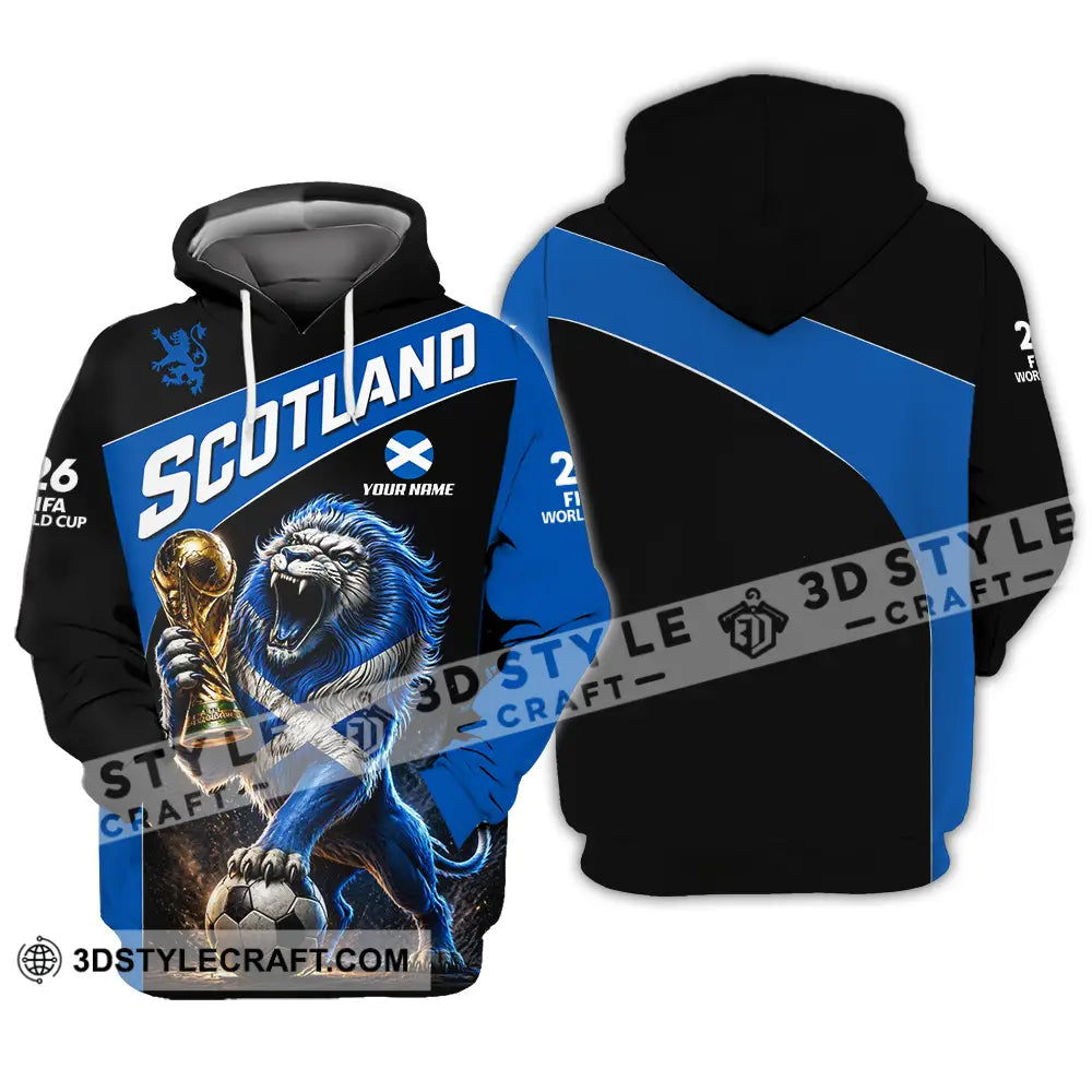 Unisex Shirt - Custom Scotland World Cup 2026 3D Shirt - Hoodie / S - T-shirt