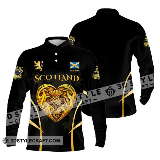 Unisex Shirt - Custom Scotland 3D Shirt style option 4
