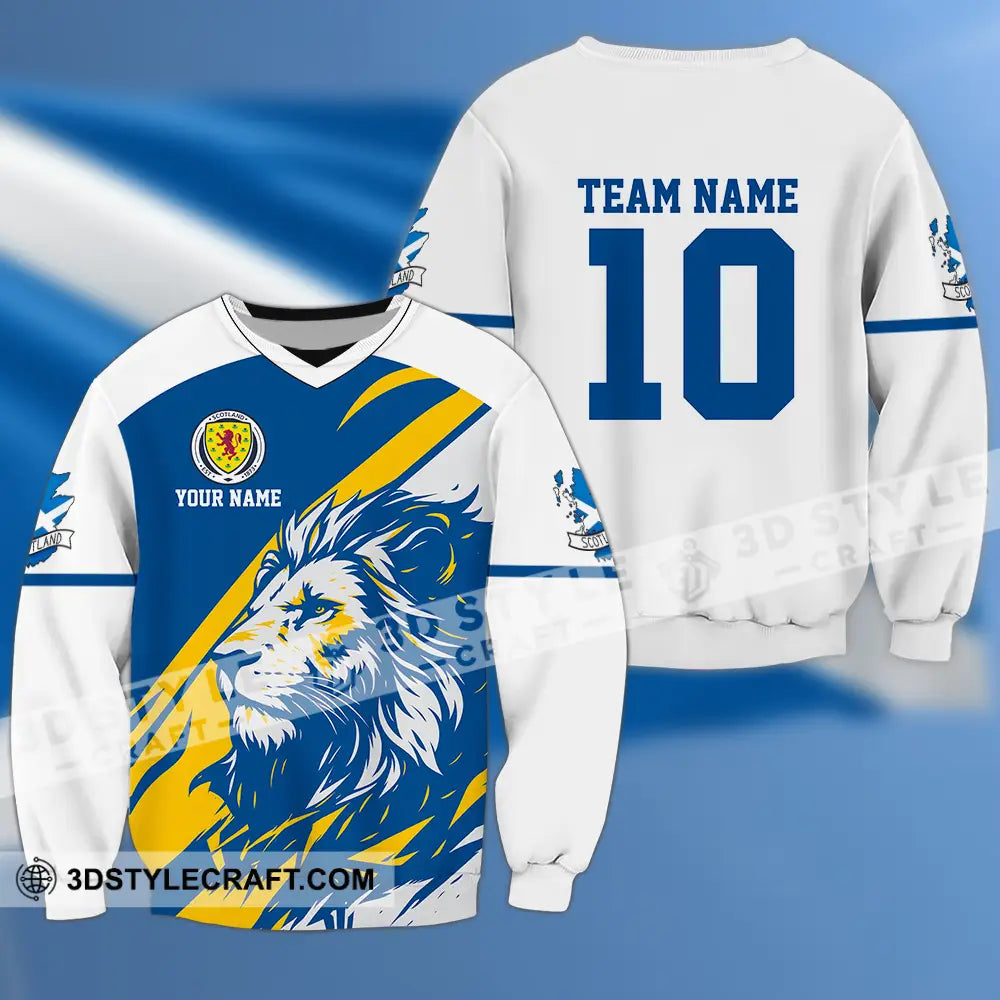 Unisex Shirt - Custom Scotland 3D Shirt Long Sleeve / S T-shirt