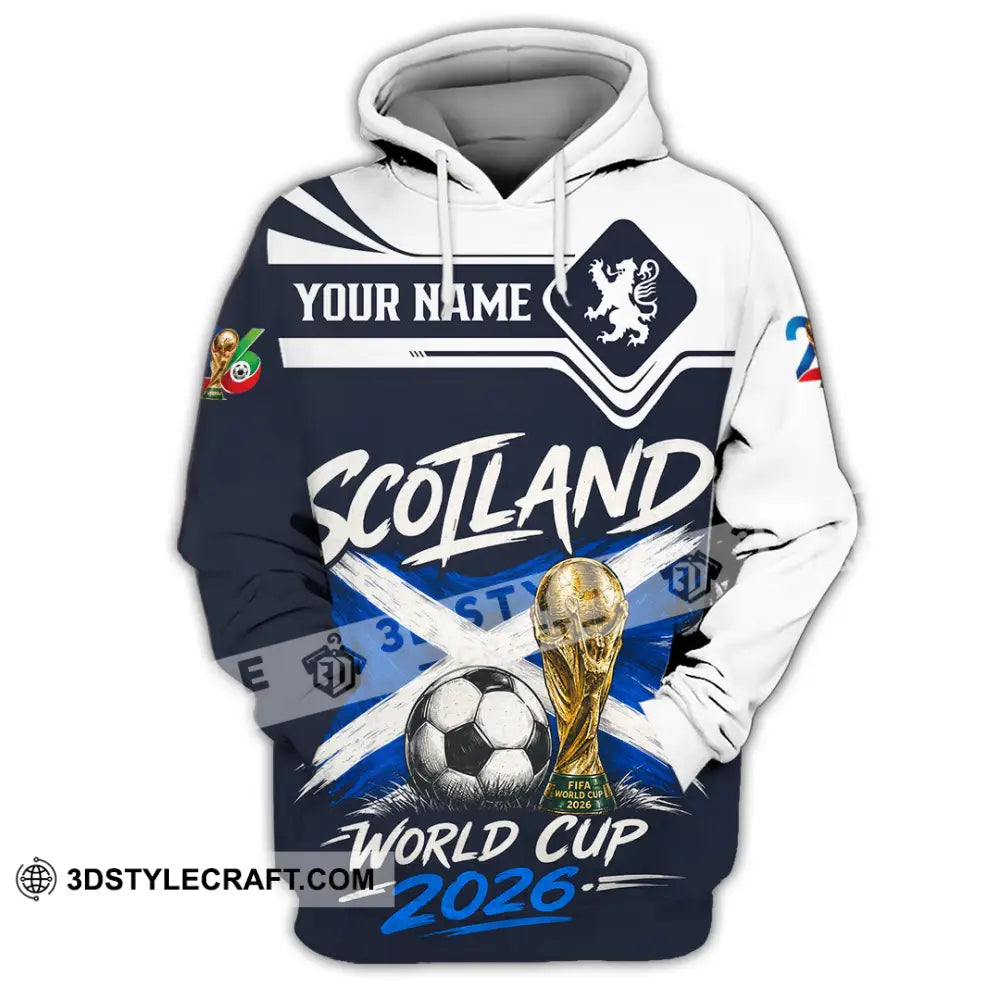 Unisex Shirt - Custom Scotland World Cup 2026 Shirt - Hoodie / S - T-shirt