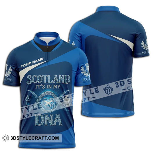 Unisex Shirt - Custom Scotland It's In My DNA Shirt style option 2