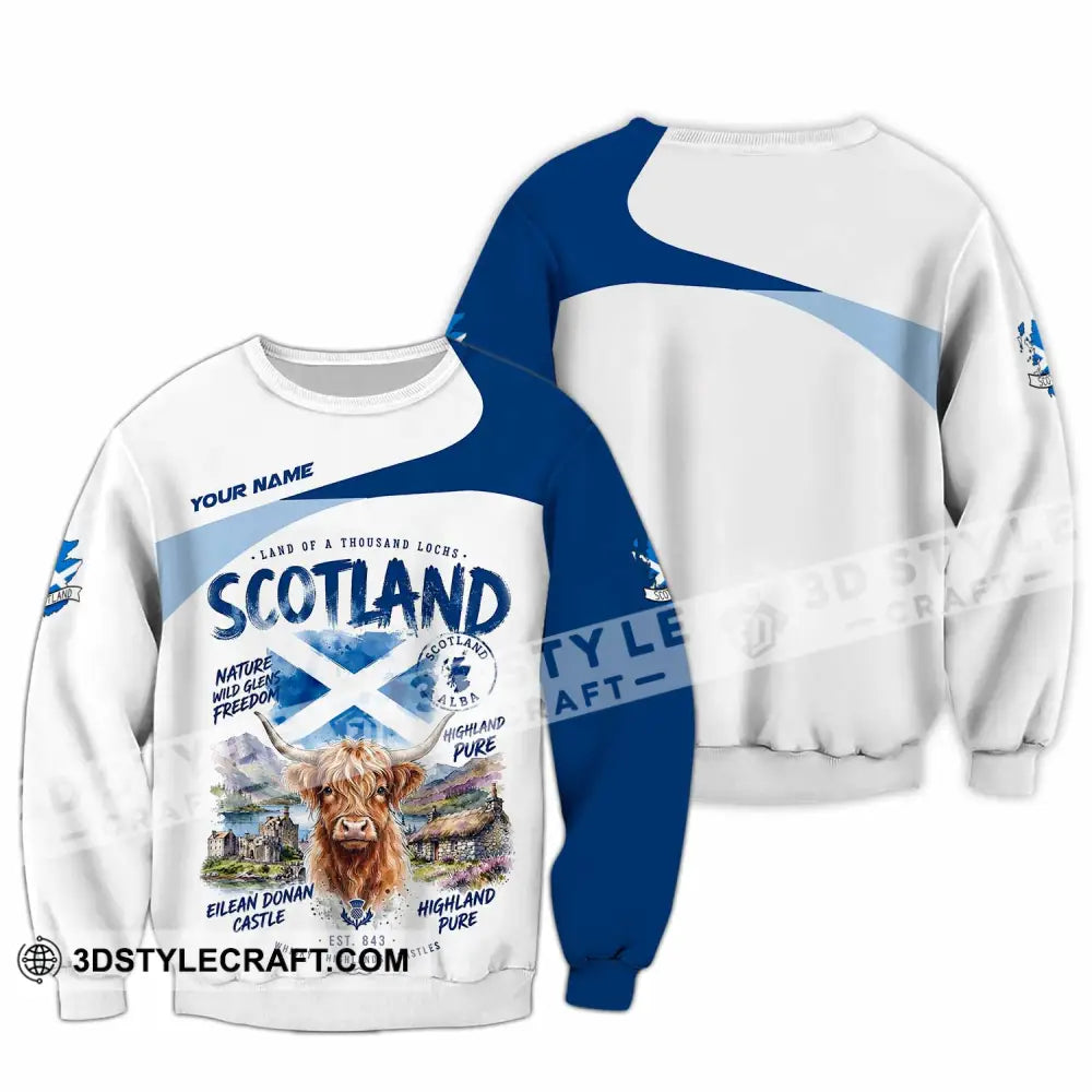 Unisex Shirt - Custom Scotland Shirt - Long Sleeve / S - T-shirt