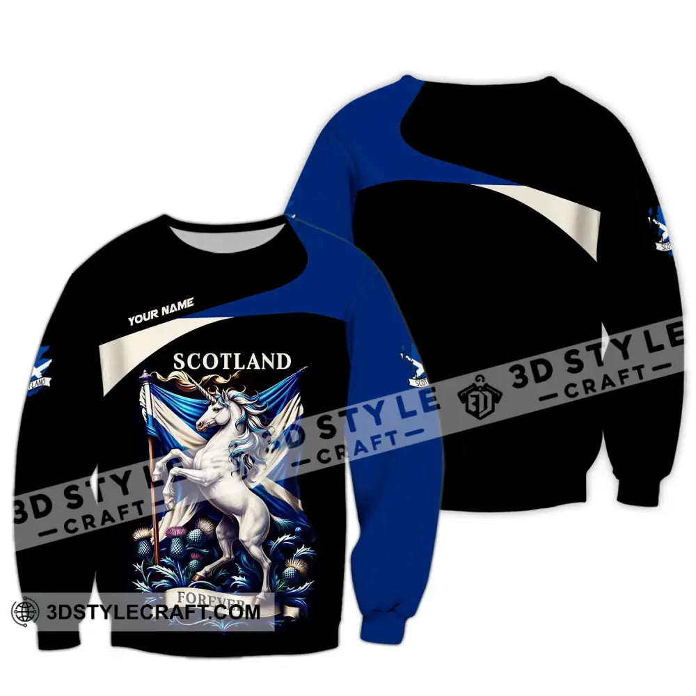 Unisex Shirt - Custom Scotland Shirt - Long Sleeve / S - T-shirt