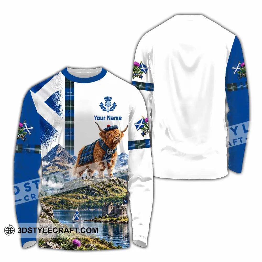 Unisex Shirt - Custom Scotland Shirt - Long Sleeve Shirt / S - T-shirt