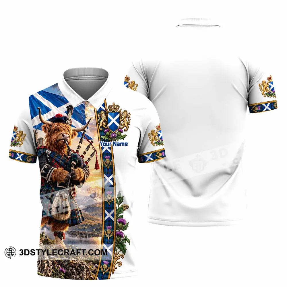 Unisex Shirt - Custom Scotland Shirt - Polo Shirt / S - T-shirt