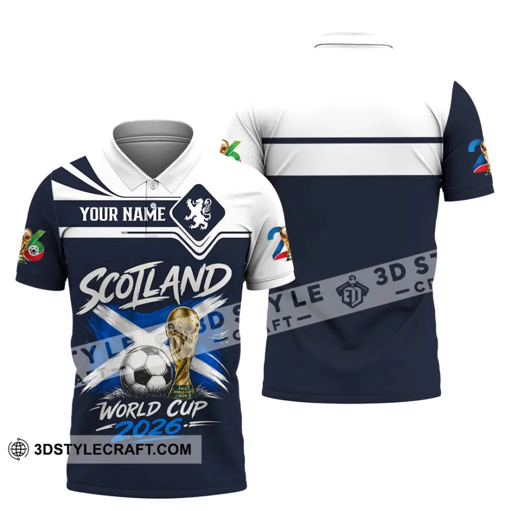 Unisex Shirt - Custom Scotland World Cup 2026 Shirt - Polo Shirt / S - T-shirt