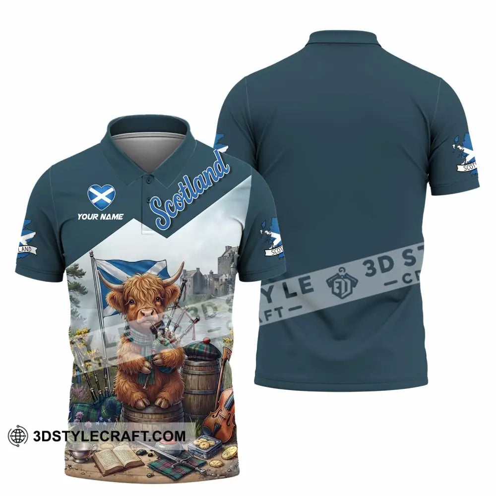 Unisex Shirt - Custom Scotland Shirt - Polo Shirt / S - T-shirt