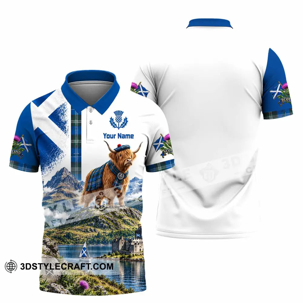 Unisex Shirt - Custom Scotland Shirt - Polo Shirt / S - T-shirt