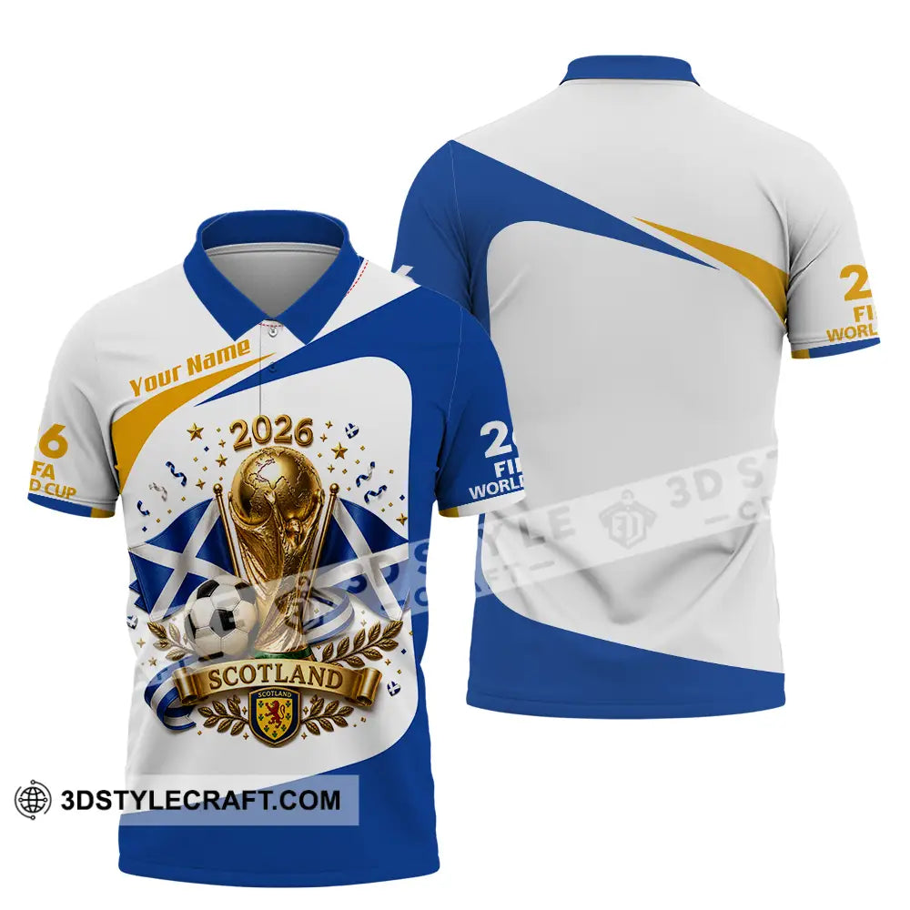 Unisex Shirt - Custom Scotland World Cup 2026 Shirt - Polo Shirt / S - T-shirt