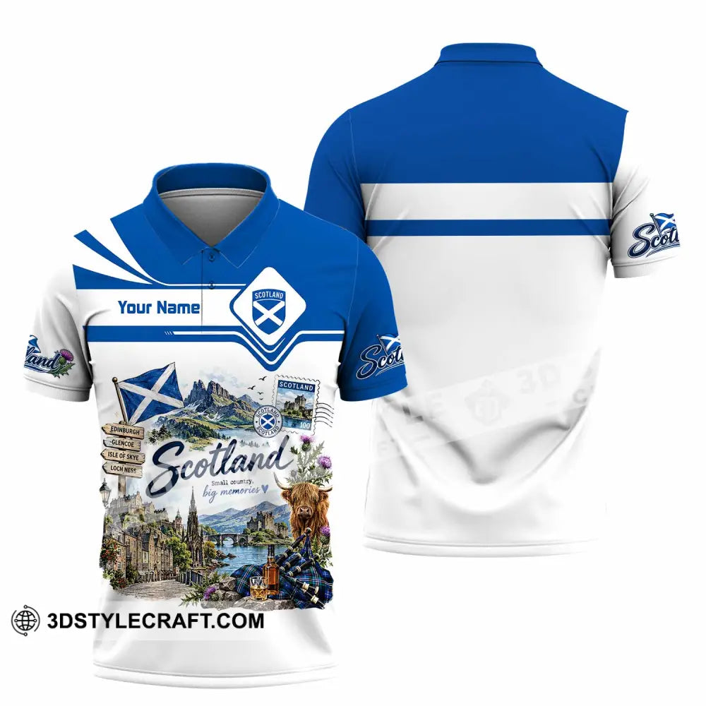 Unisex Shirt - Custom Scotland Shirt - Polo Shirt / S - T-shirt
