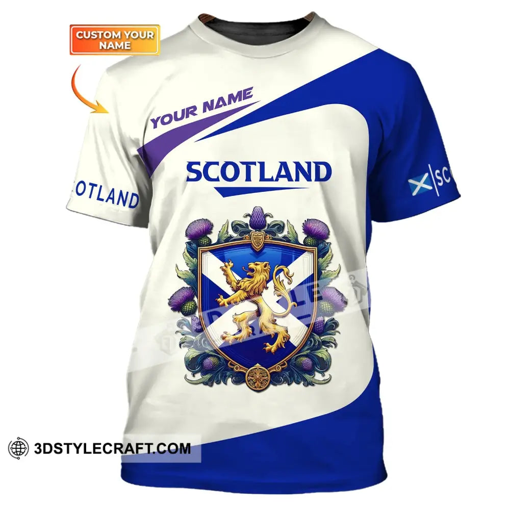 Unisex Shirt Custom Scotland Scottish T-Shirt Lover