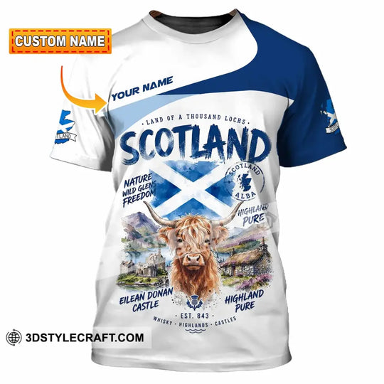 Unisex Shirt - Custom Scotland Shirt style option 1