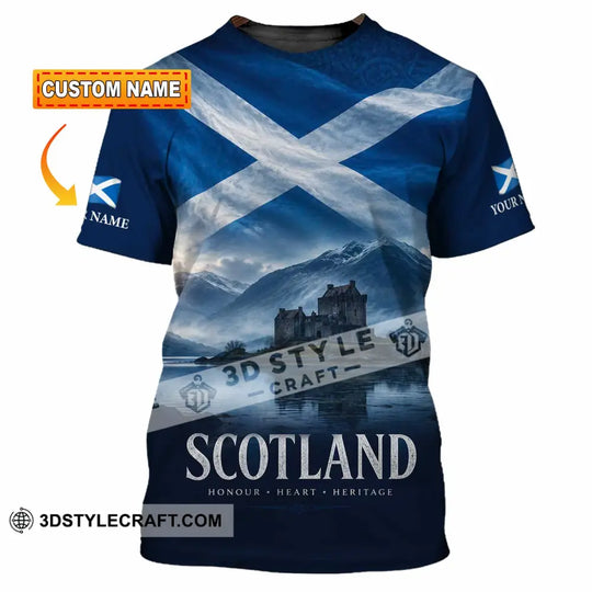 Unisex Shirt - Custom Scotland Shirt style option 1