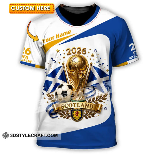 Unisex Shirt - Custom Scotland World Cup 2026 Shirt - T-shirt