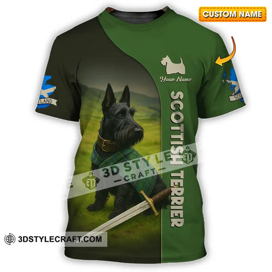 Unisex Shirt - Custom Scotland Terrier Pet Lover Shirt style option 1