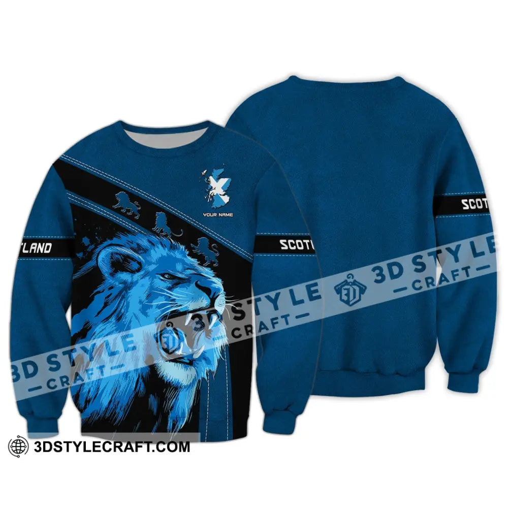 Unisex Shirt Custom Scotland Wild T-Shirt Clothing Long Sleeve / S