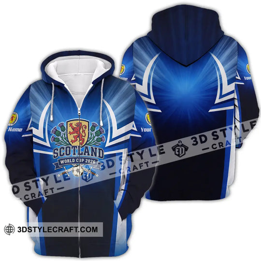 Unisex Shirt - Custom Scotland World Cup 2026 3D Shirt style option 4
