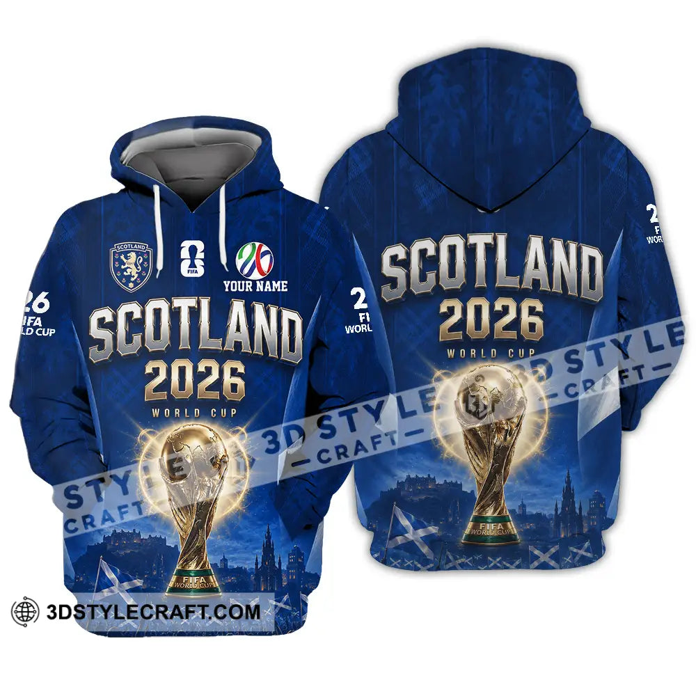 Unisex Shirt - Custom Scotland World Cup 2026 Shirt - Hoodie / S - T-shirt