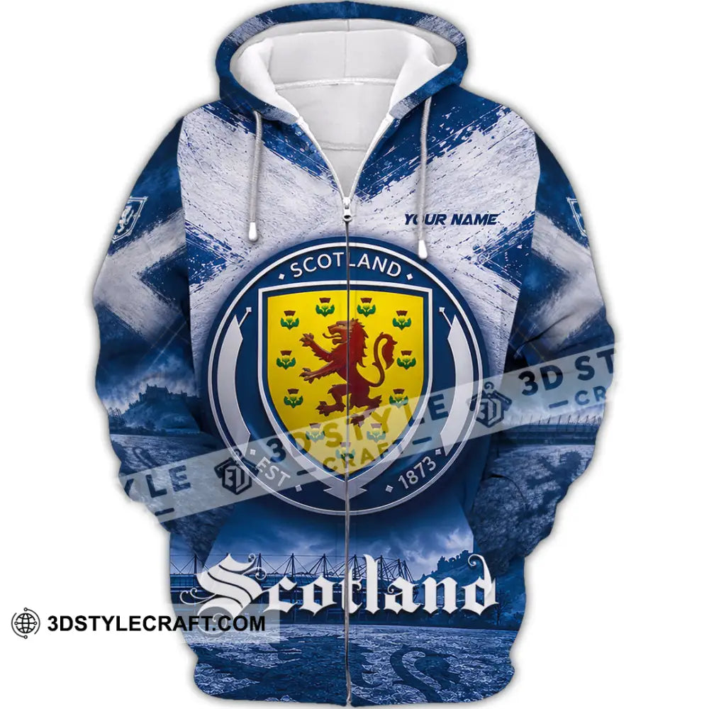 Unisex Shirt - Custom Scotland Shirt - Zipper Hoodie / S - T-shirt