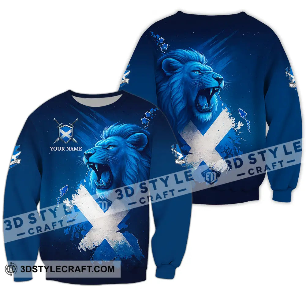 Unisex Shirt - Custom Scottish 3D Shirt Long Sleeve / S T-shirt