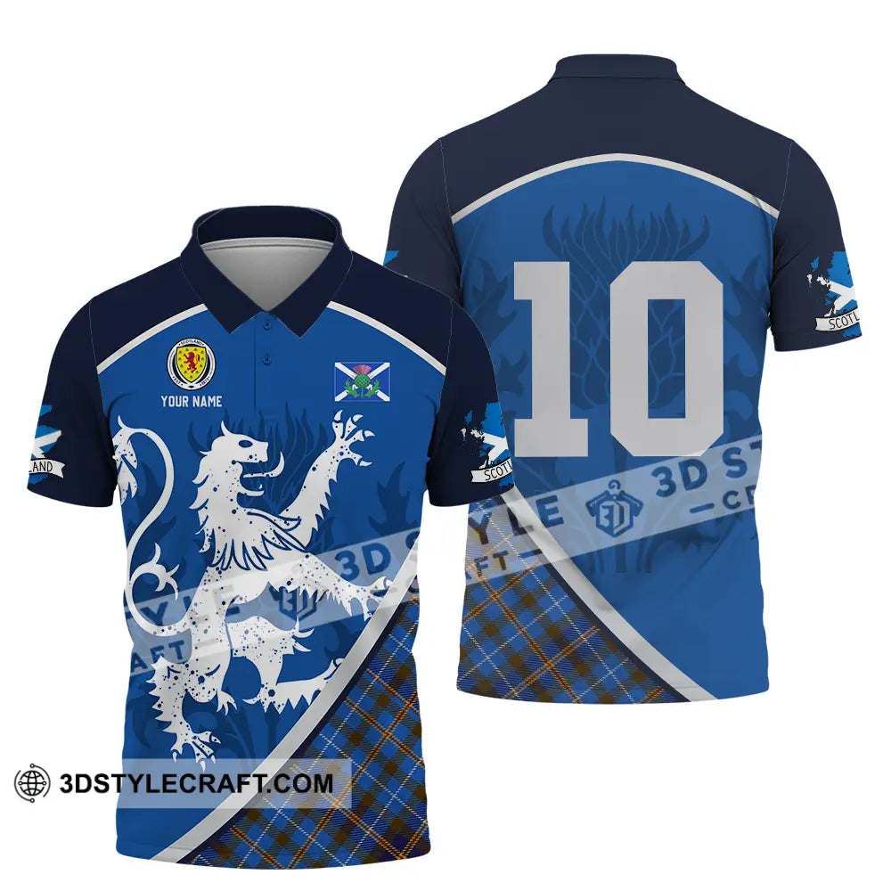 Unisex Shirt - Custom Scottish 3D Shirt Polo Shirt / S T-shirt
