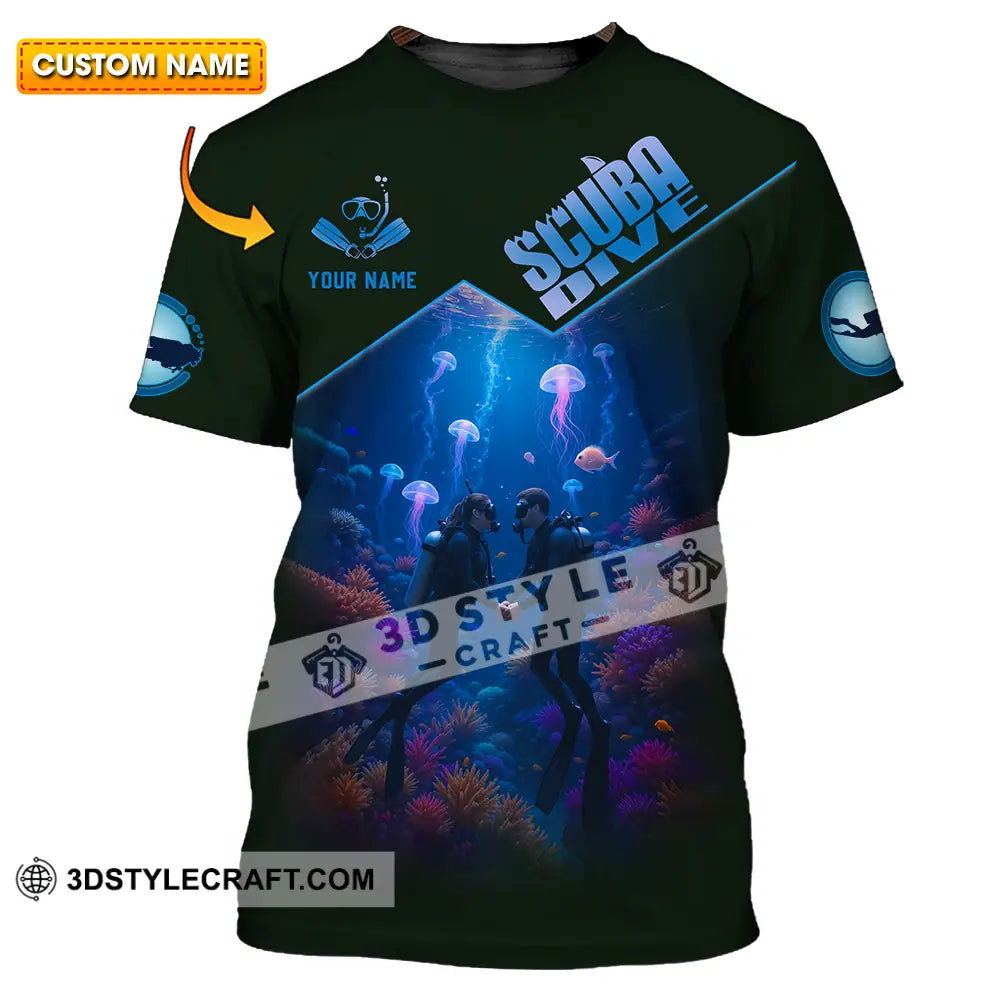 Unisex Shirt - Custom Scuba Diving 3D Shirt T-shirt