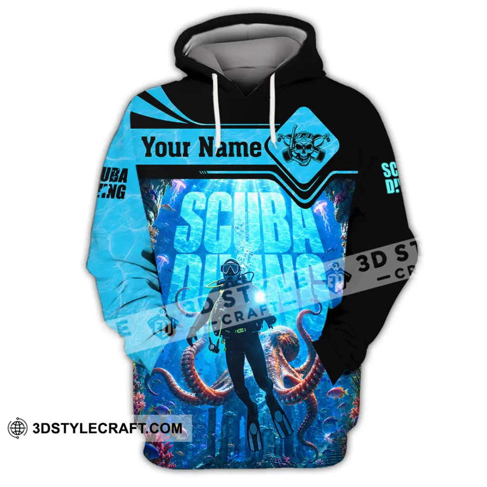 Unisex Shirt - Custom Scuba Diving Shirt - Hoodie / S - T-shirt