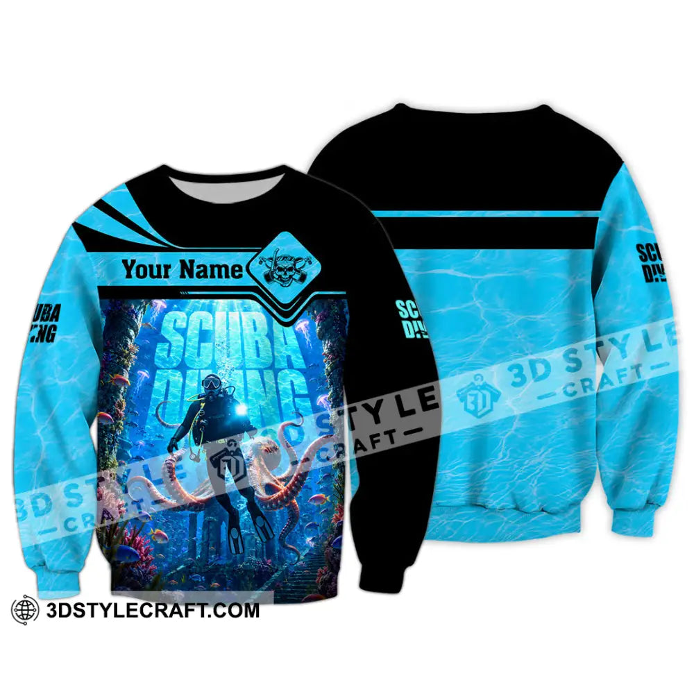Unisex Shirt - Custom Scuba Diving Shirt - Long Sleeve / S - T-shirt