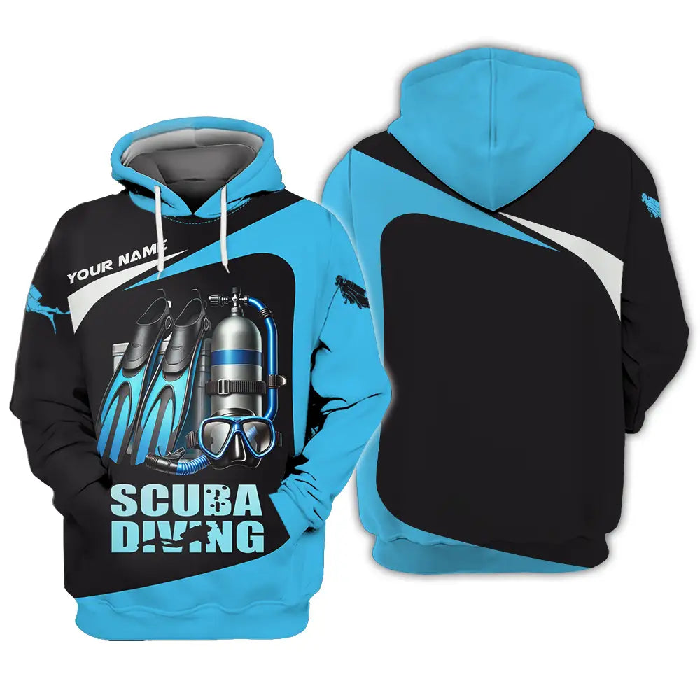 Unisex Shirt - Custom Scuba Diving Lover Shirt Hoodie / S T-shirt