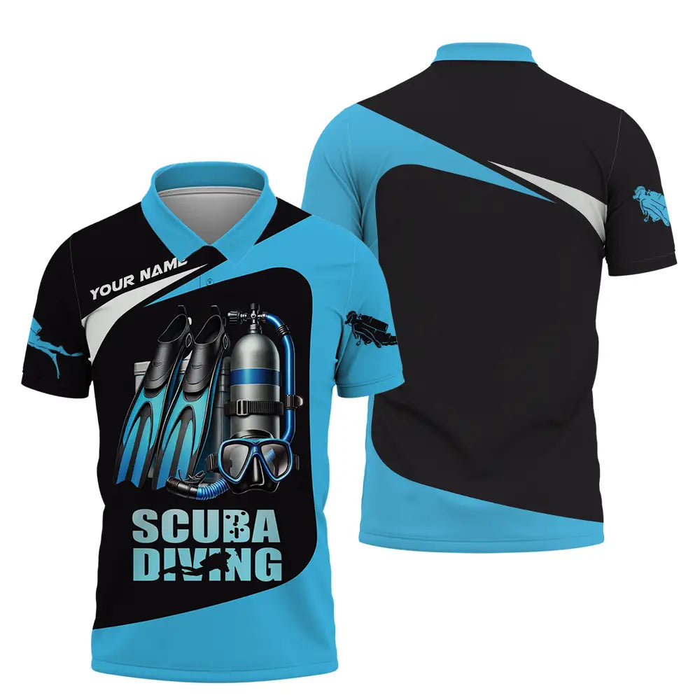 Unisex Shirt - Custom Scuba Diving Lover Shirt Polo Shirt / S T-shirt